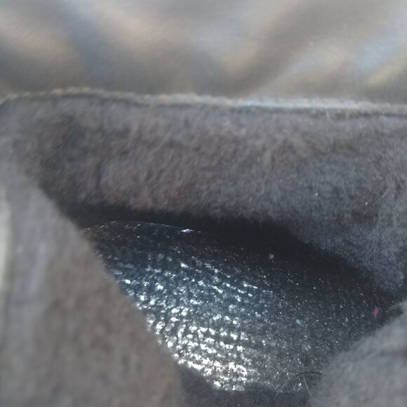 Naturalizer Canada Black Leather Ankle Boots Booties 6.5 37 - Picture 8 of 14